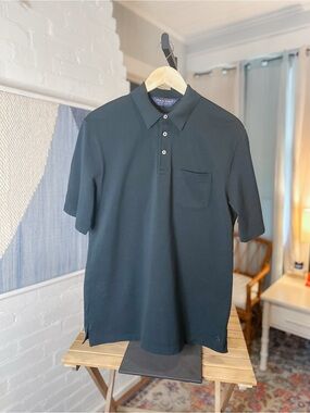 Polo by Ralph Lauren Black Short-Sleeve Polo with Chest Pocket